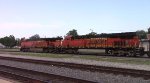 BNSF coal train DPUs